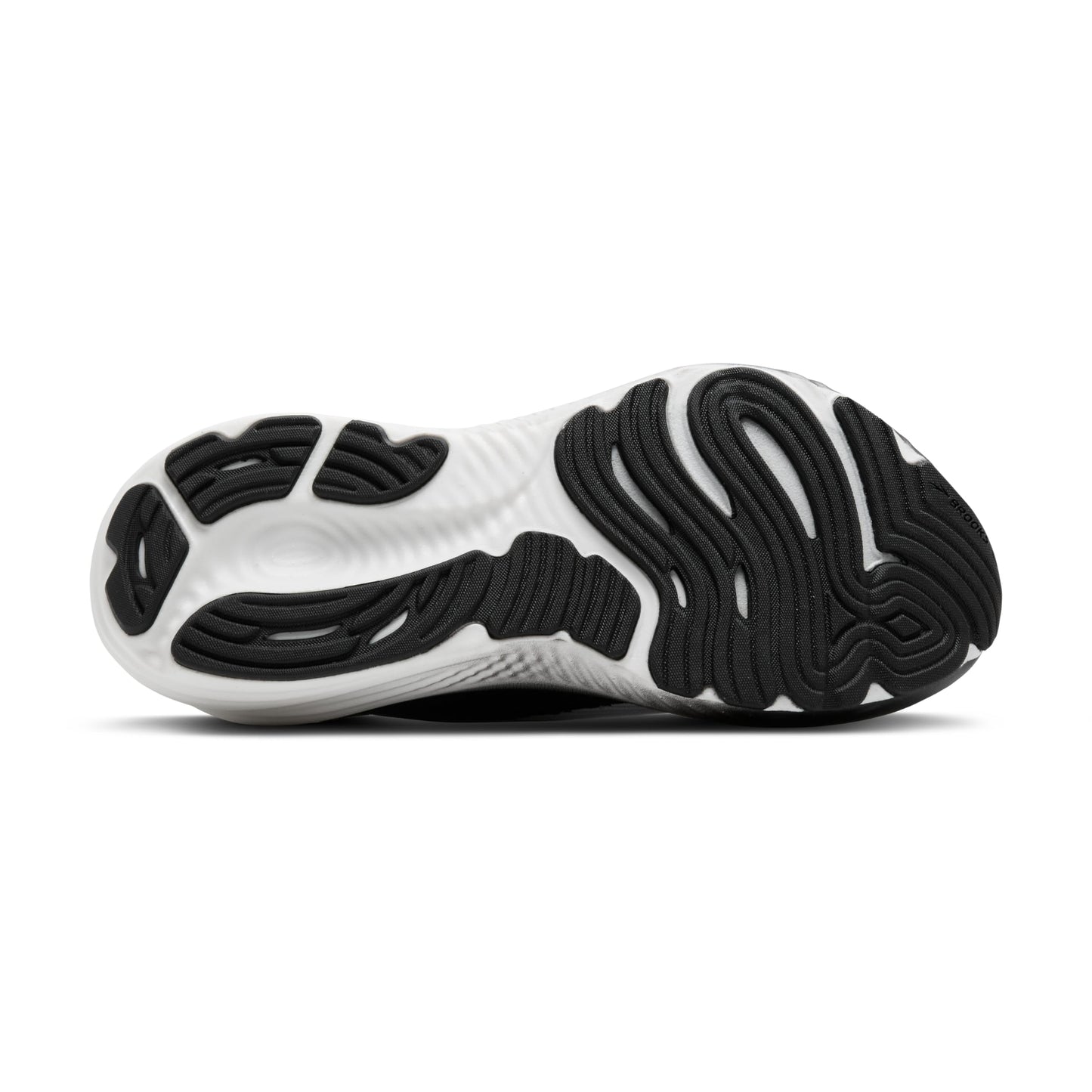 Brooks Men’s Glycerin Stealthfit 22 Neutral Running Shoe - White/Grey/Black - 8 Medium