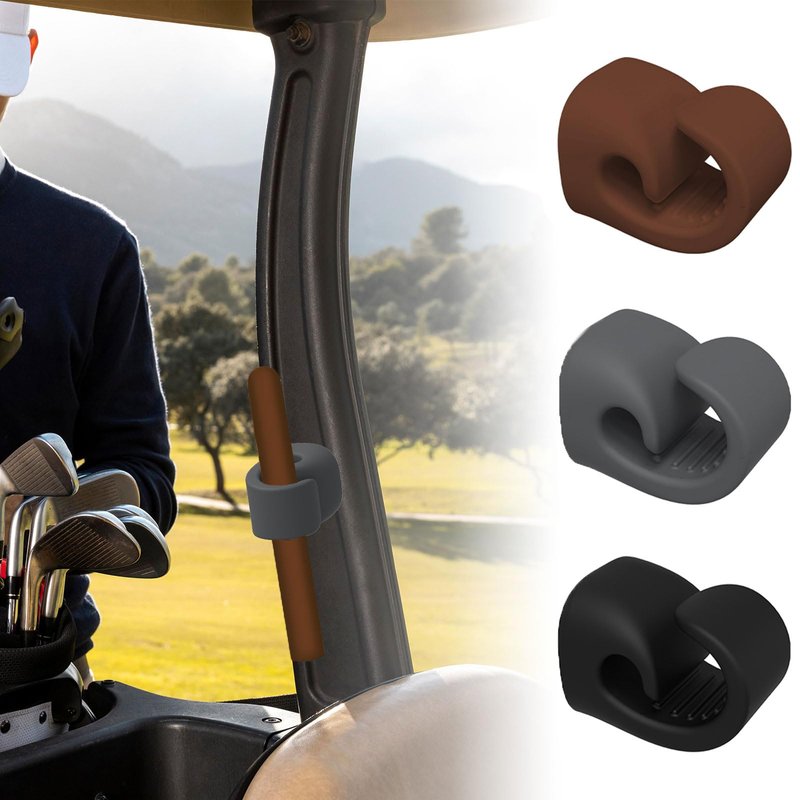 Simgoing 3 Pack Magnetic Holder for Golf Cart Fits 20 to 70 Ring Gauge, Silicone Magnetic Stands Clip for Outdoor Golf Cart Accessories
