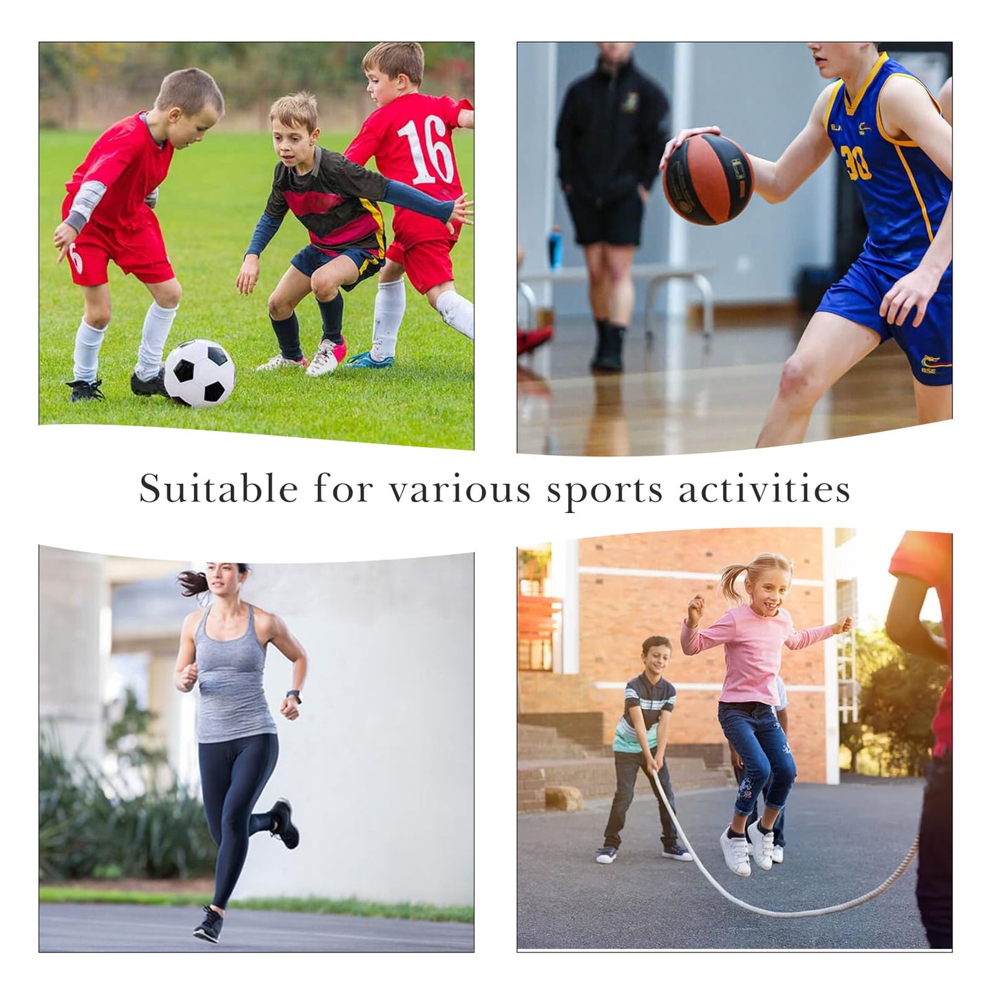 Linkidea 2 Pairs Kids Soccer Ankle Guards, Soccer Double Side Ankle Shield Protector with Elastic Band, Ankle Padded Support Brace for Sport Stabilizing Fits to Kids/Youth (Black, Size M), Medium