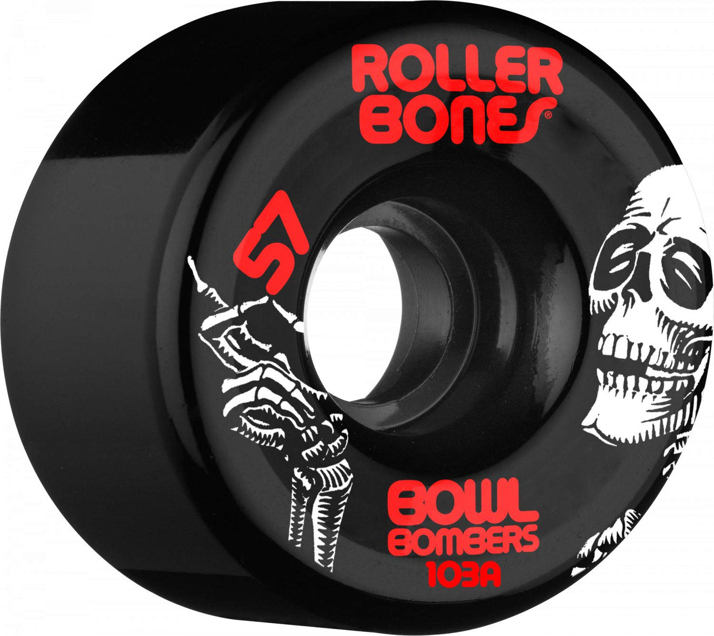 Rollerbones Bowl Bombers 62mm 103A Red Quad Wheels 8 pk