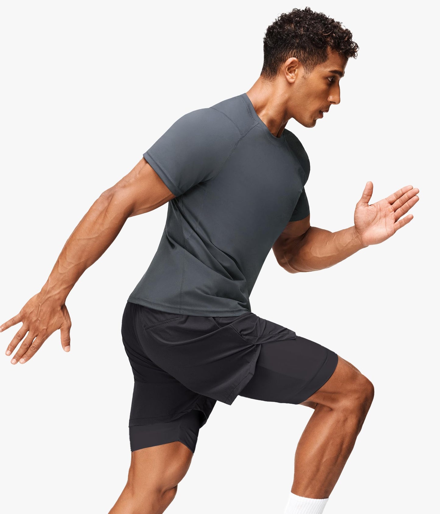 Junlan Sauna Shirt for Men Waist Trainer Vest Gym Top for Running Training