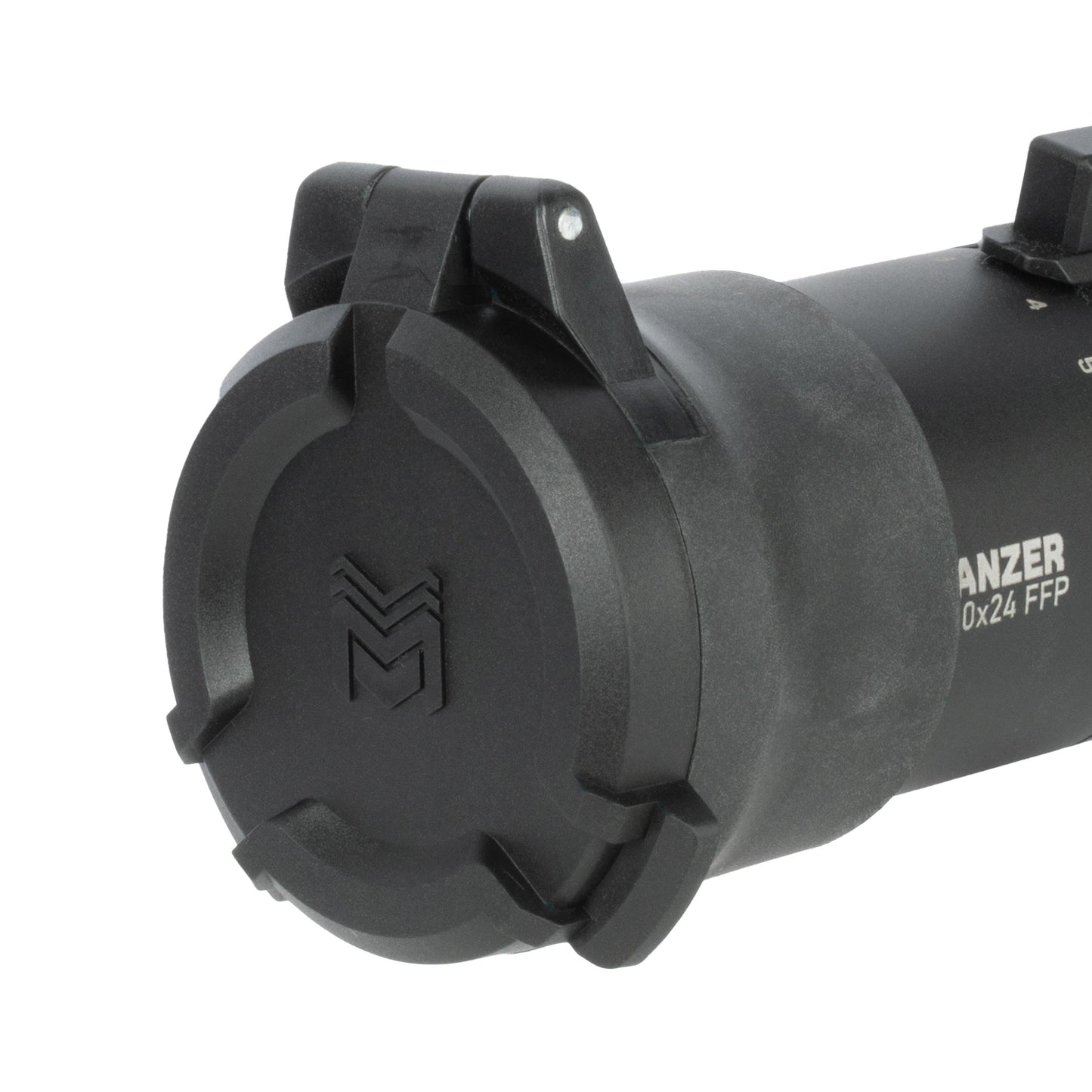 Monstrum Pro Series Flip-Up Scope Lens Covers (Objective Bell | 55-62 mm oustide Diameter)