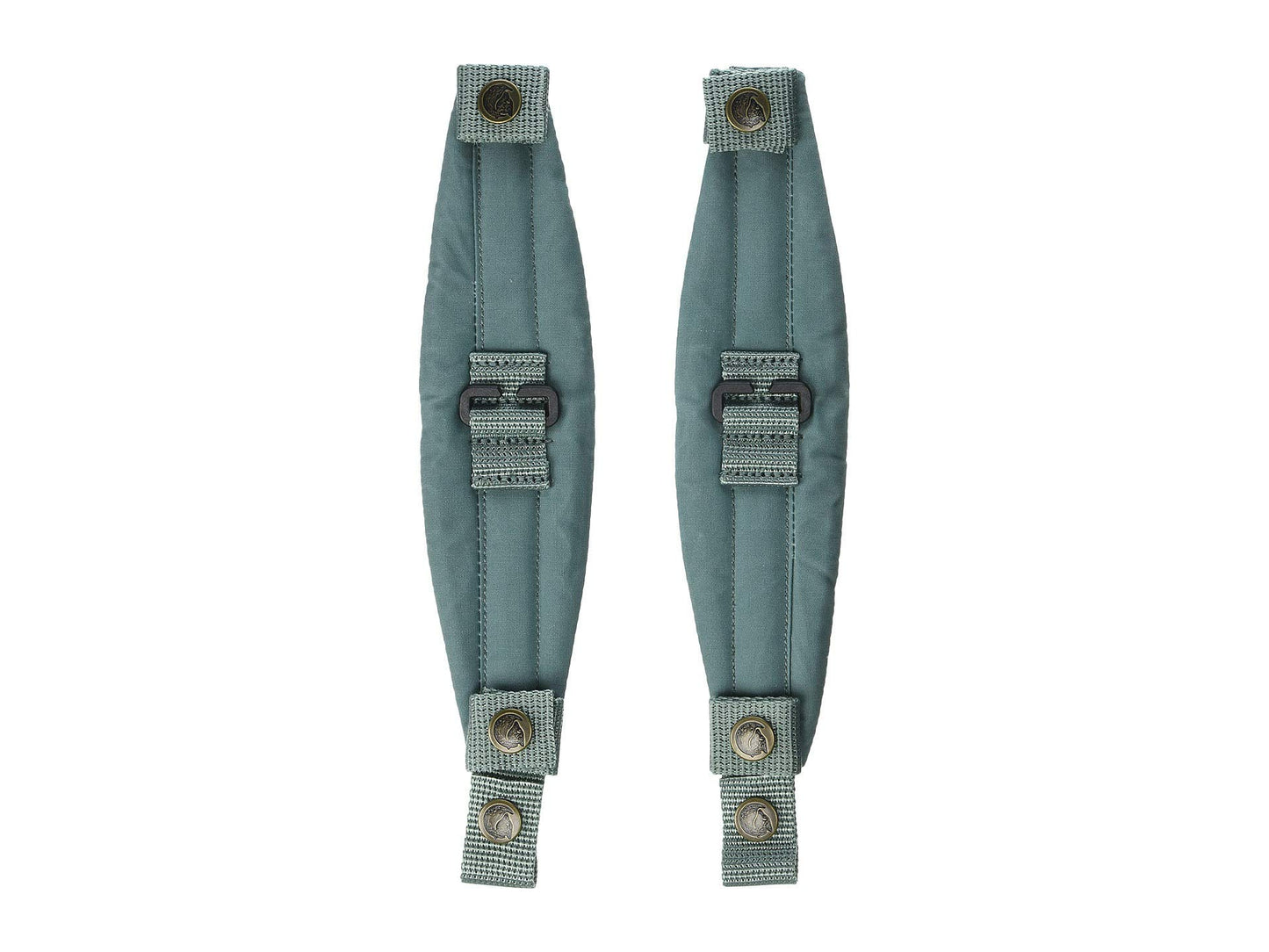Fjällräven Kånken Mini Shoulder Pads - 100% Polyester - Hook-and-loop - Snap Button Strap Frost Green 1 One Size One Size