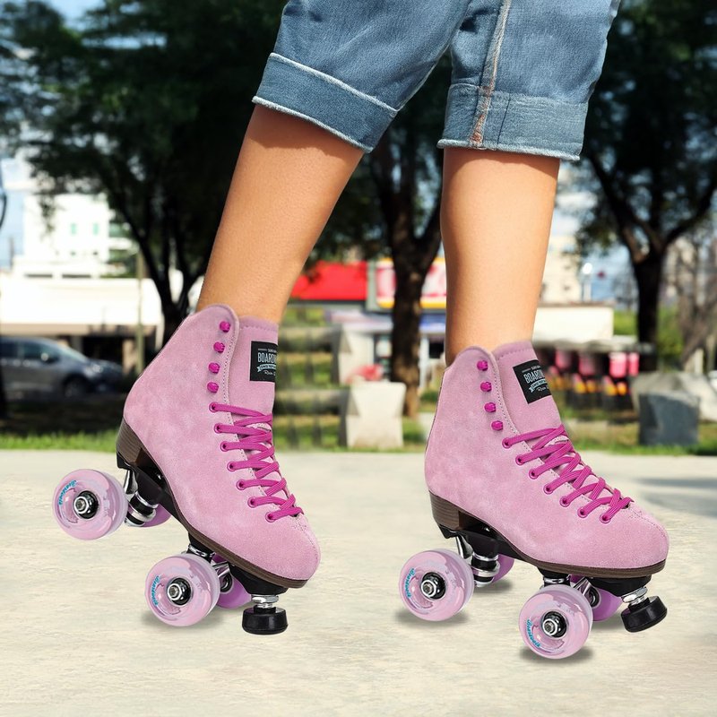 Sure-Grip Boardwalk Outdoor Roller Skating Wheels - Tea Berry