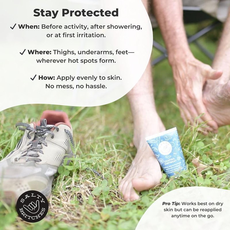 Salty Britches Chafing Ointment + Winter Ointment Bundle | Protective Barrier Against Chafing and Irritation | Soothes Dry Winter Skin (Variety 3 Pack)