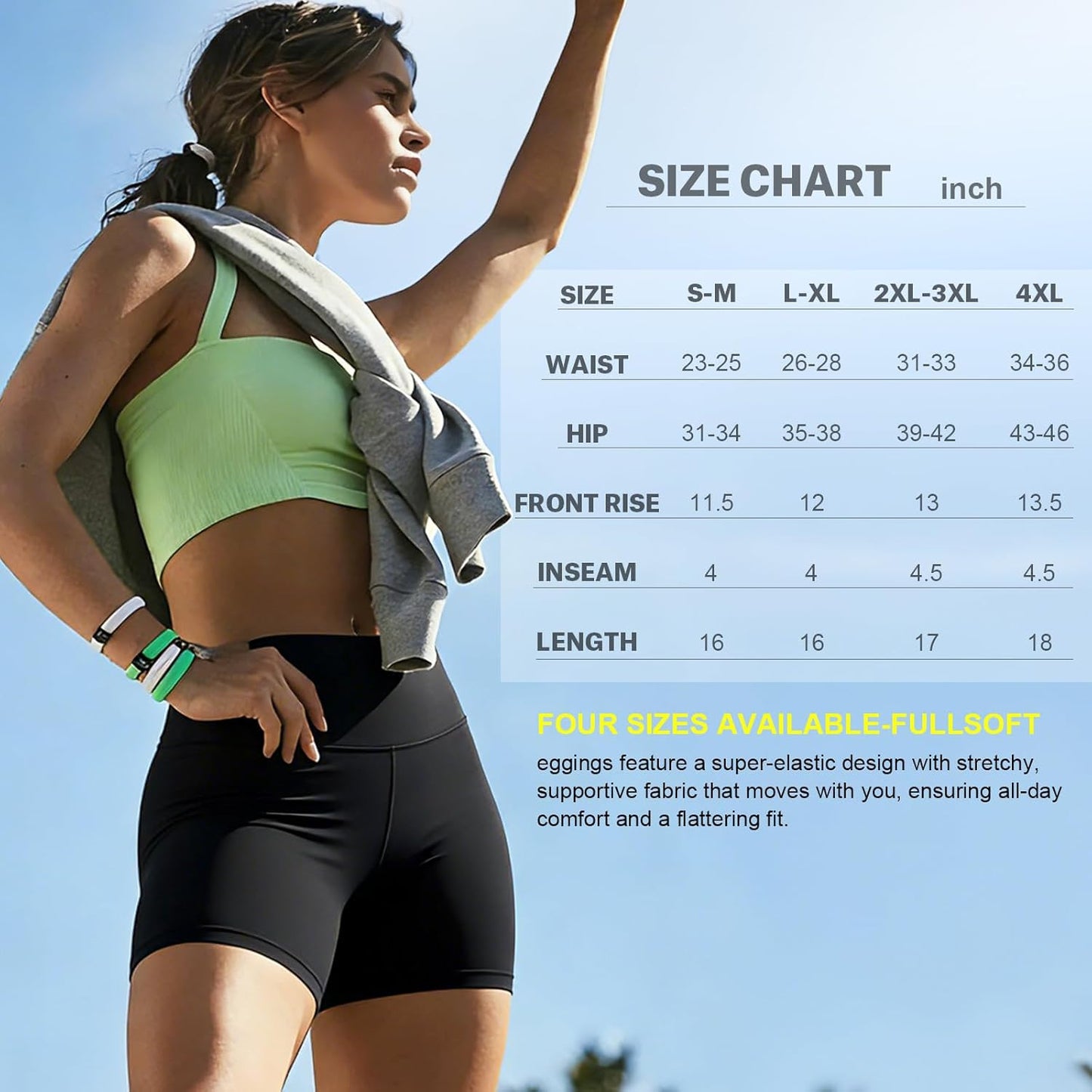 High Waisted Biker Shorts for Women - Tummy Control Fitness & Workout Yoga Shorts | 5" Inseam