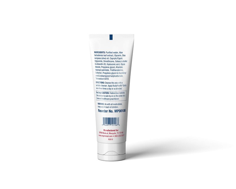 MPM Medical Radiaplex Rx Wound Gel Dressing with Hyaluronic Acid, 6oz Tube