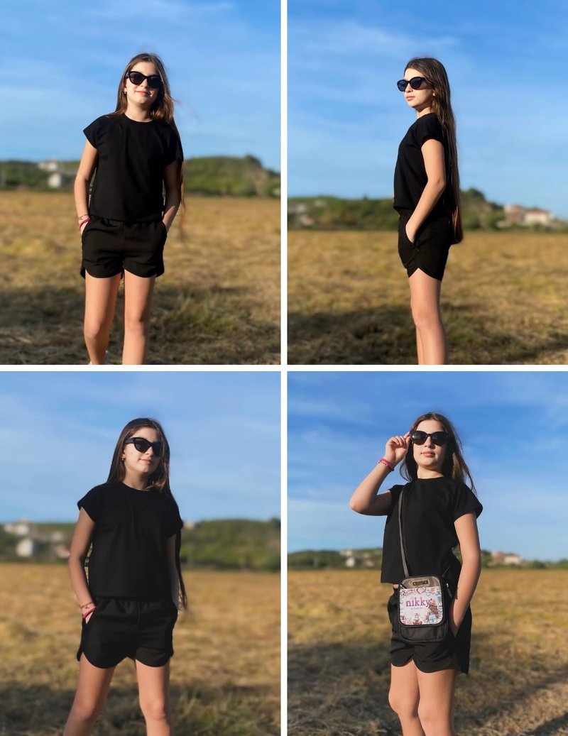 Zaclotre Girls Athletic Shorts with Zipper Pockets High Waisted Running Shorts Soccer Gym Sports Active Short for Kids Black