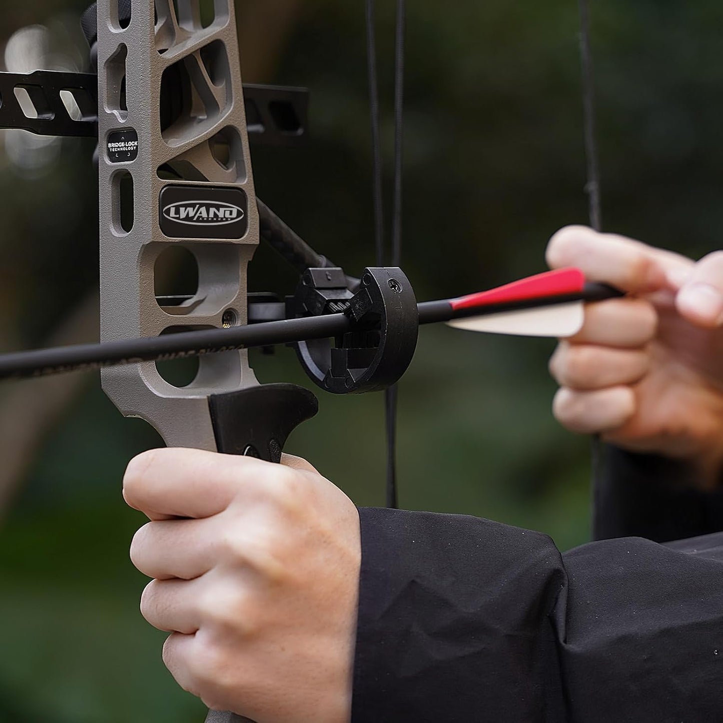 Archery Arrow Rest - Capture Brush Whisker Biscuit for Compound & Recurve Bows | Ideal for Hunting & Target Shooting