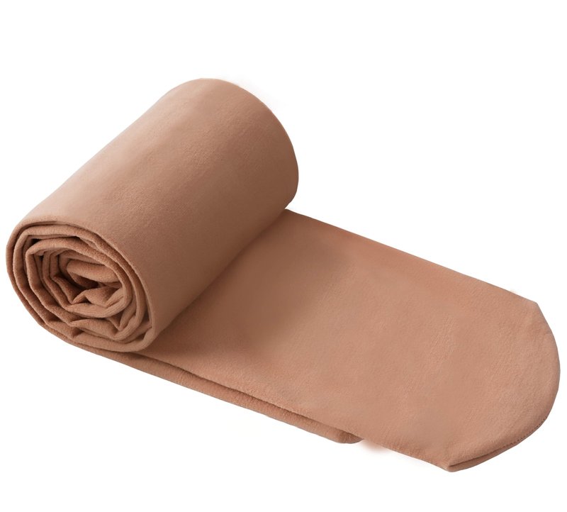 Yitoco Girls Soft Tights Seamless Dance Ballet Leggings for Toddlers Kids Students Tan Stocking Footed Tights (1 Pairs, Nude, 6-8 Years, YOTS01-SK-1CM)