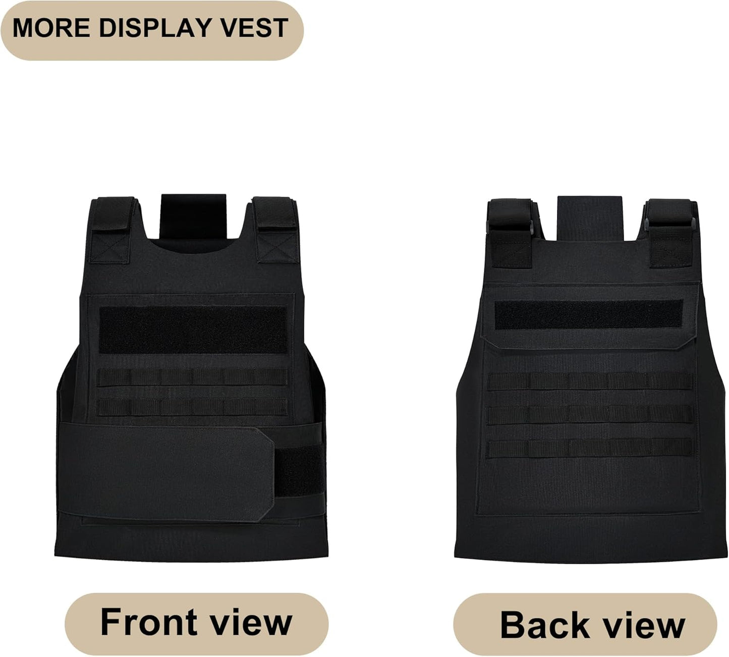 Tactical Vest for Men - Adjustable Lightweight MOLLE Design | Perfect for Outdoor Activities