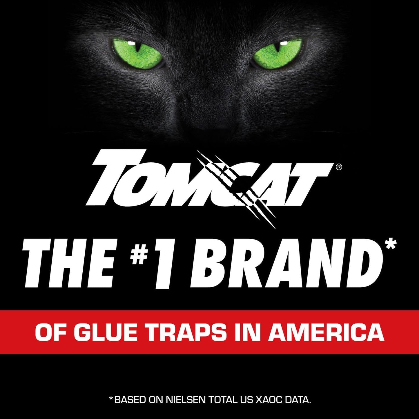 Tomcat Super Hold Glue Traps - Effective Rat & Mouse Control | Ready-to-Use, 2 Traps