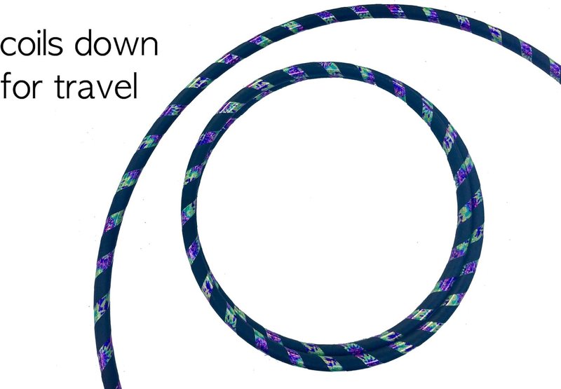 36-Inch Dance Hula Hoop - Lightweight 11 oz | Made in The USA, Black