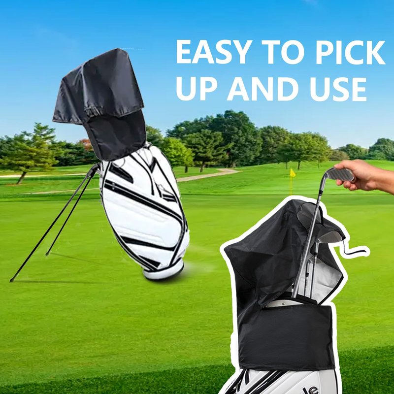 CartClan Upgrade Golf Bag Rain Hood Waterproof Golf Bag Rain Cover for Golf Club Bags Fit Almost All Golfbags or Carry Cart