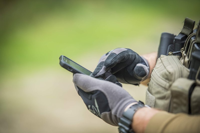 Helikon-Tex Range Line, All Round Tactical Gloves, Coyote Brown/Adaptive Green, X Large/Regular