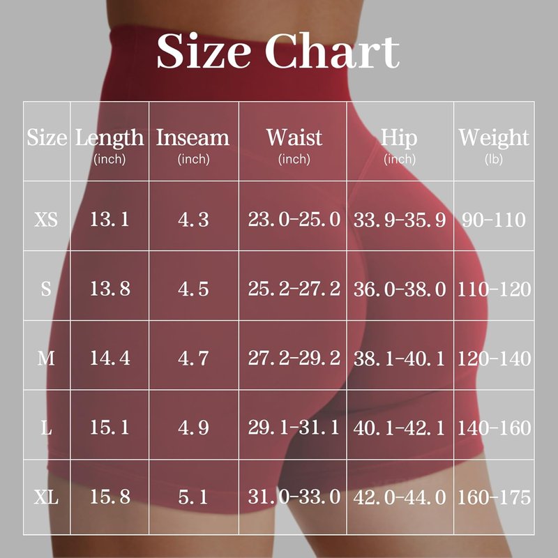 YEOREO Women's High Waist Biker Shorts - SoftHue Tummy Control Yoga & Workout Shorts | 3.6"/4.5"/6" Sizes