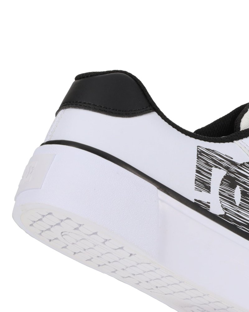 DC Women's Chelsea Platform Skate Shoe White/Black