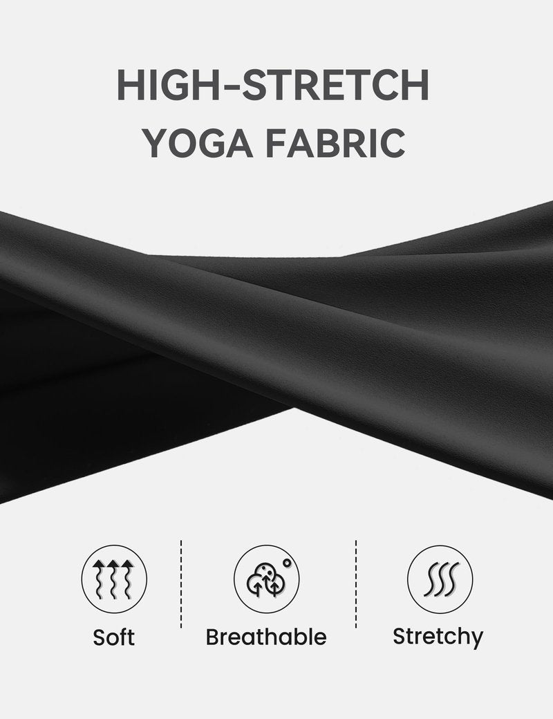 JOCMIC Girls Athletic Shorts Kids Dance High Waisted Yoga Short for Bike Gym Volleyball Running Black 9-10 Years
