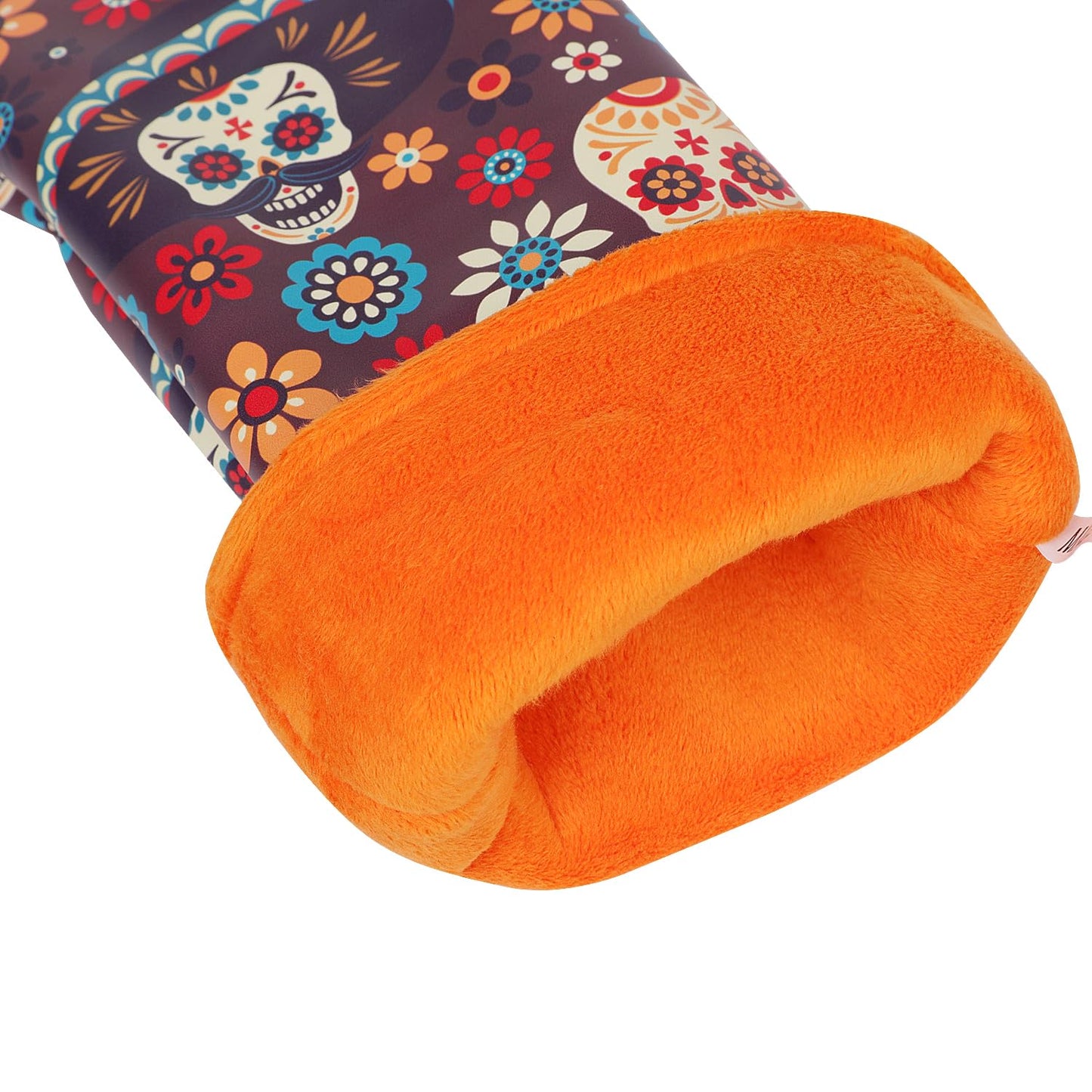 SHABIER Golf Skull Day of The Dead Design Golf Driver Wood Club Headcover with Sugar Skull Design