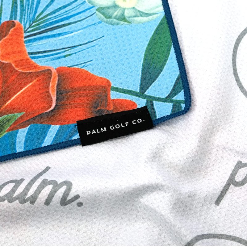 Palm Golf Towel (Barrels)