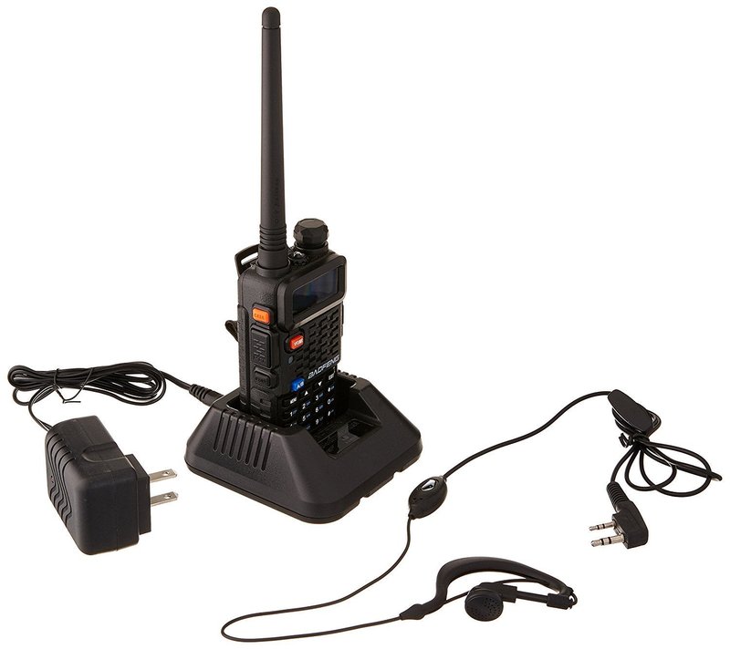 BaoFeng BF-F8+ Dual-Band 136-174/400-520 MHz Two-Way Radio Transceiver- Black