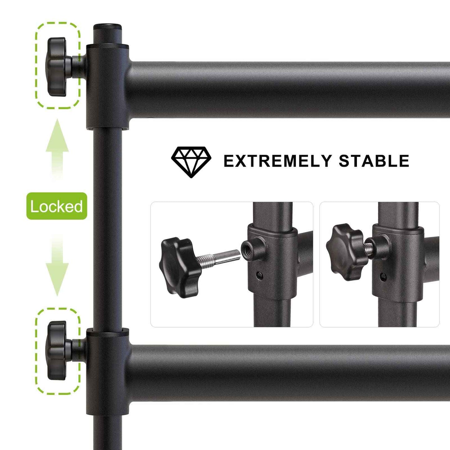 SELEWARE Height Adjustable Ballet Barre Freestanding Ballet Bar Heavy Duty Dance Bar Support Barre Movements Body Stretch Pull-ups, Sturdy Construction Never Fall Apart, Anti-Slip