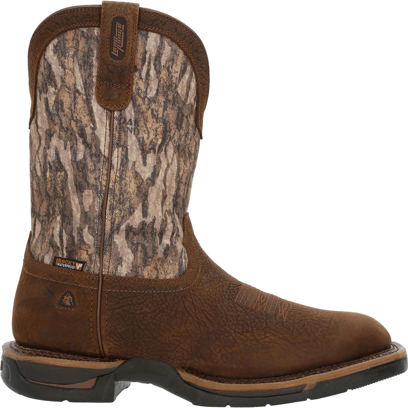 ROCKY Long Range 11" Waterproof Western Boot Size 7.5(W)
