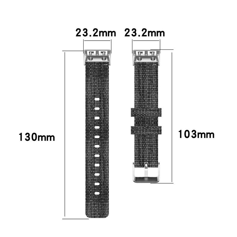 Huwokxix Replacement Band for Garmin Forerunner 30/35/35J/ForeAthlete 35J,Nylon Fabric Watchband