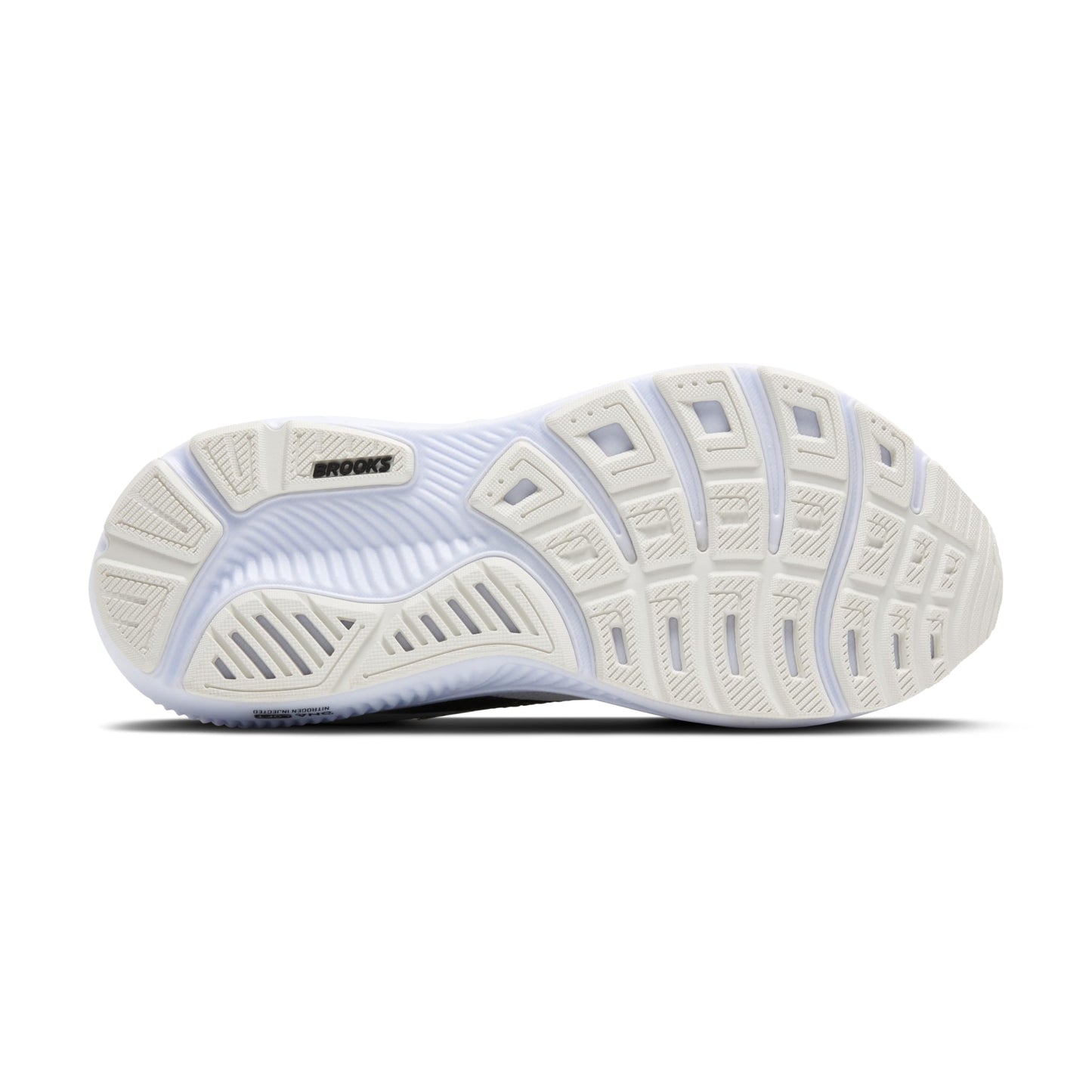 Brooks Women’s Ghost 17 Neutral Running Shoe - White/Black/Rose Gold - 13 Wide