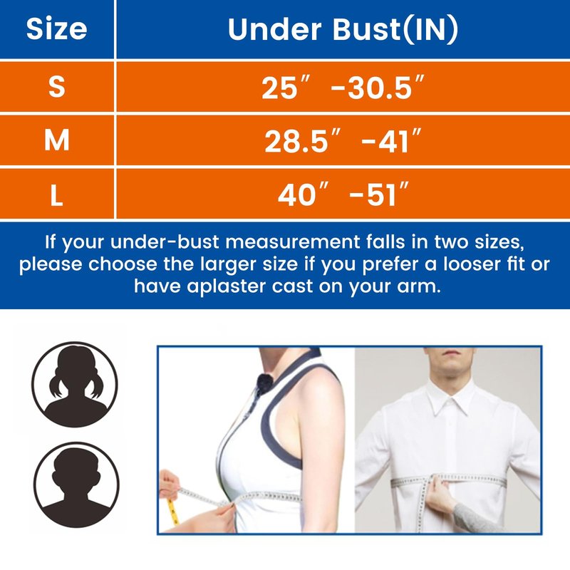 Willcom Arm Sling for Shoulder Injury with Waist Strap - Immobilizer Brace Support for Sleeping, Rotator Cuff Surgery(Comfort Version, Right, Medium, 28.5-41 inch)