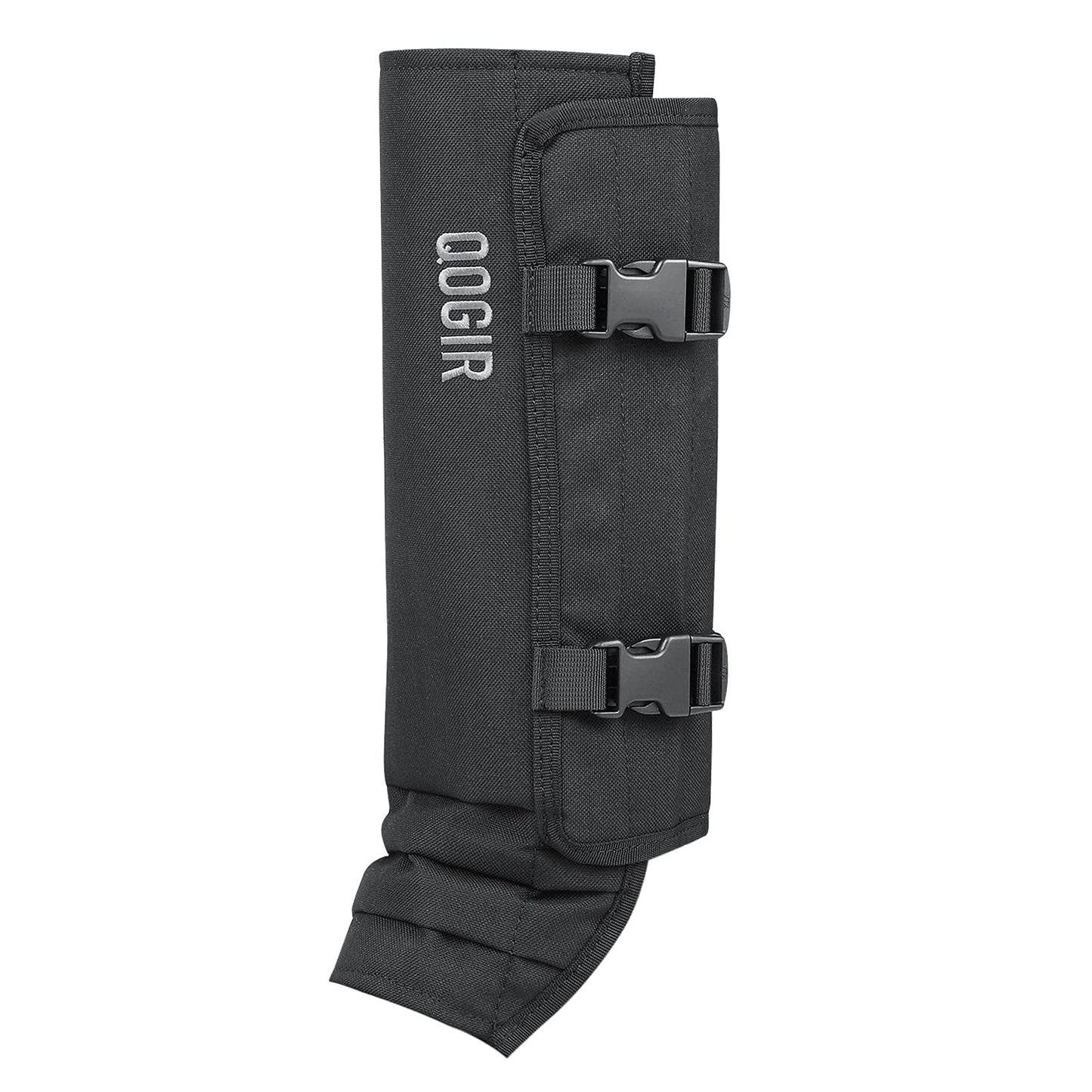 QOGIR Snake Gaiters for Hunting: Durable Snake Guards, Snake Gaiter Leggings for Men & Women, Snake Bite Protection for Lower Legs, Snake Proof Gaiters with Adjustable Size(Black)