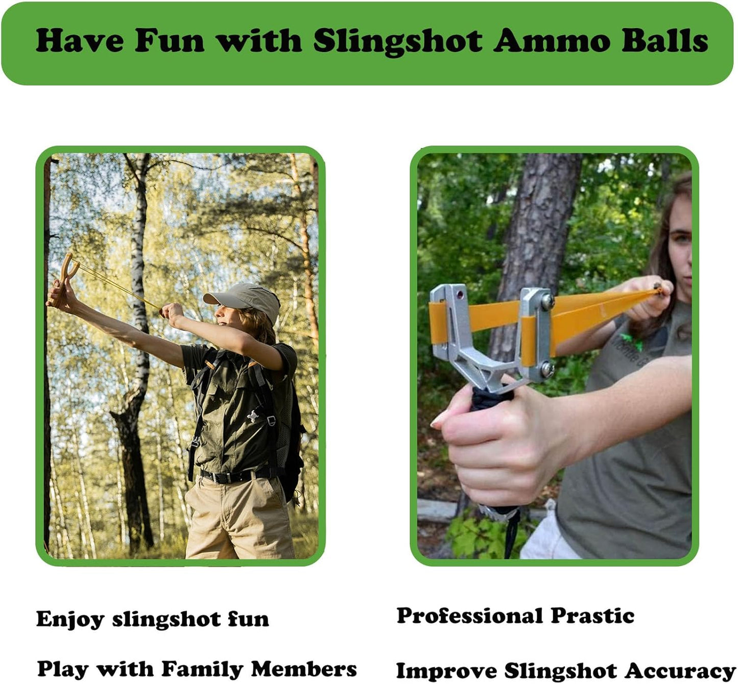 Biodegradable Clay Slingshot Ammo Balls - 1/2 Inch (12mm - 13mm) for Hunting & Target Practice