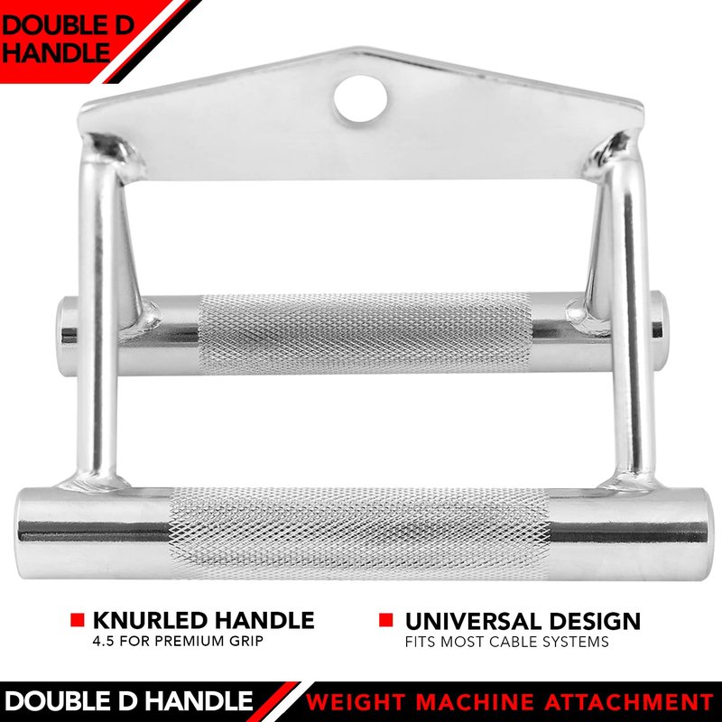 JFIT Cable Attachment, Double-D Row Handle