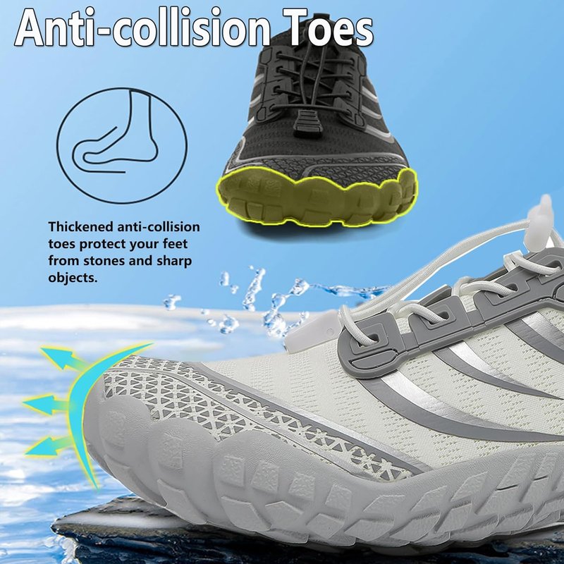 Water Shoes for Men & Women - Quick Dry Barefoot Aqua Sneakers for Beach, Pool, Yoga & Hiking | Lightweight & Flexible