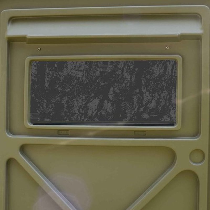 Hunting Blind Window Camo - See Through CoverTech HD Window Camo – 24” x 59” - Charcoal Gray Bark