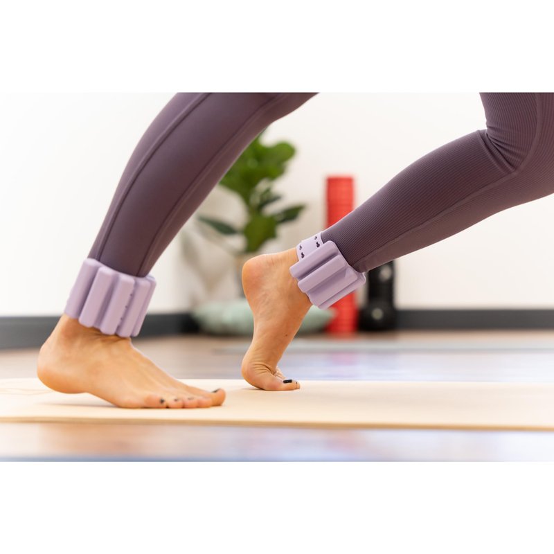 TRIGGERPOINT: Adjustable Ankle and Wrist Weights for Men and Women - 2LB (1 Pair) - Lavender - Perfect for Yoga, Pilates, Home Workouts, and More