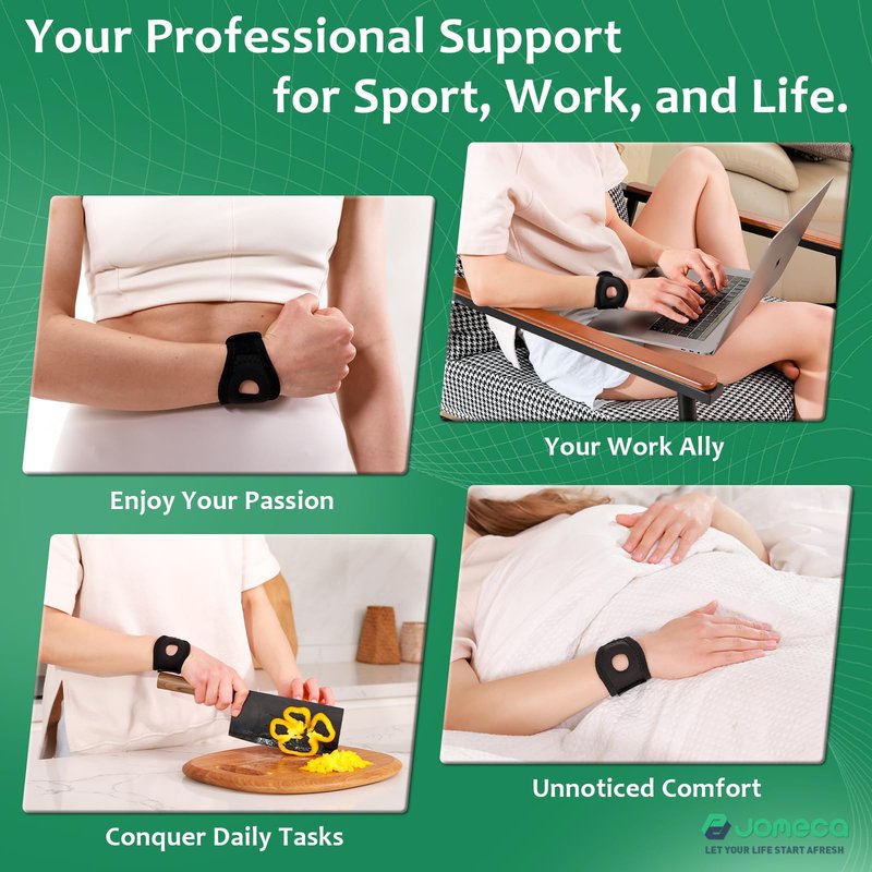 JOMECA Wrist Brace for TFCC Tears Built-in Ring Pad for Ulnar Sided Wrist Pain, DRUJ Instability, Support Repetitive Wrist Use Injury, Fit Right & Left Hand (S/M)