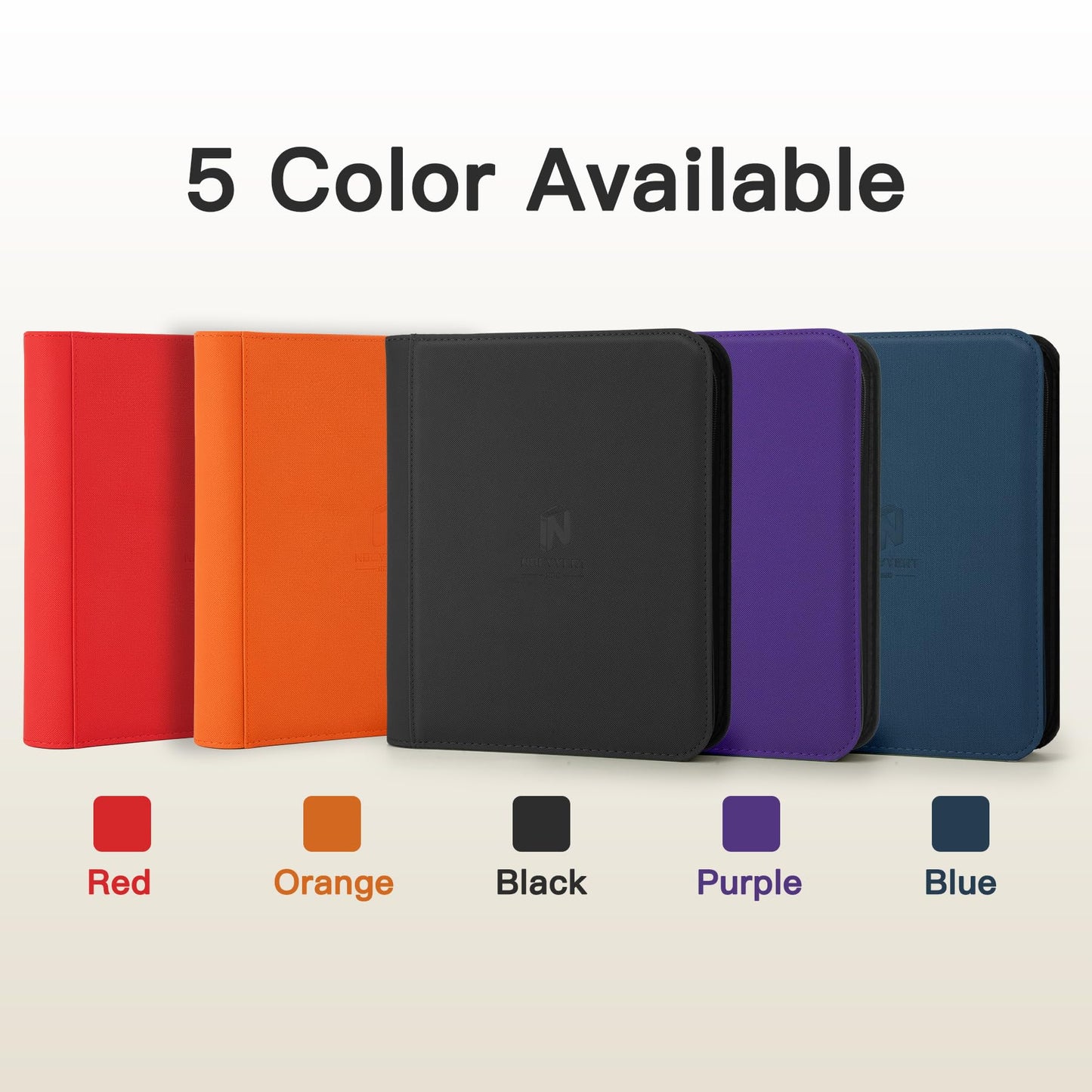 Toploader Binder,9 Pocket with 324 Card Slots for 3" x 4" Rigid Cards,PU Card Album for Trading Cards & Sports Cards(Black)