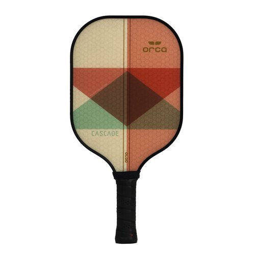 Orca Cascade USAPA Approved Pickleball Paddle 2-Pack Set with Polymer Honeycomb Core Fiberglass Surface and Padded Covers and Carry Bags