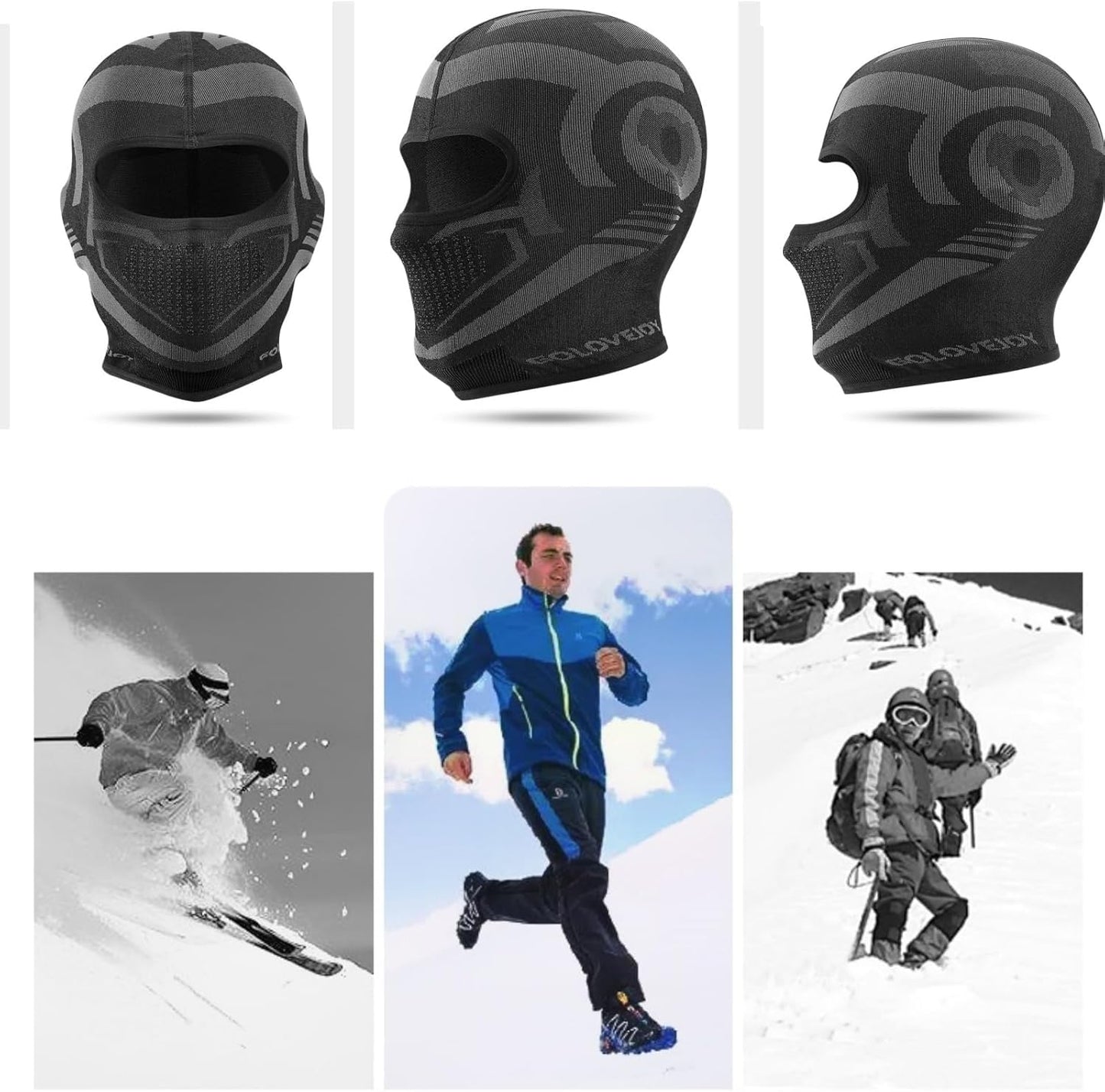 Winter Ski Mask Balaclava - Full Face Protection for Men & Women | Cold Weather Gear for Skiing & Snowboarding