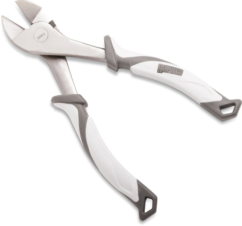 Rapala Salt Angler's Side Cutter 7 Inch, Heavy-Duty Saltwater Fishing Line and Hook Cutter, Corrosion-Resistant Blades, Ergonomic Grip for Offshore Anglers