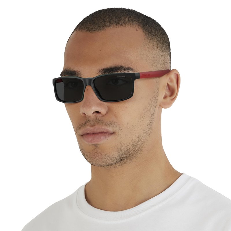 ARNETTE Sunglasses AN 4185 275887 Slickster Matte Black Dark Gre