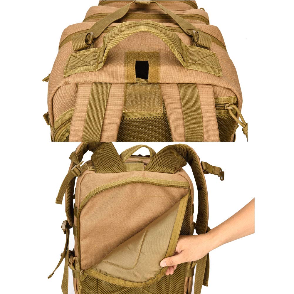 REEBOW TACTICAL Military Backpack 3 Day Assault Pack Army Molle Bag Backpacks
