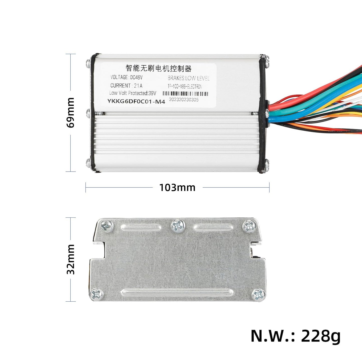 XBERSTAR 48V Brushless Motor Controller for KUGOO M4/M4 Pro Electric Scooter