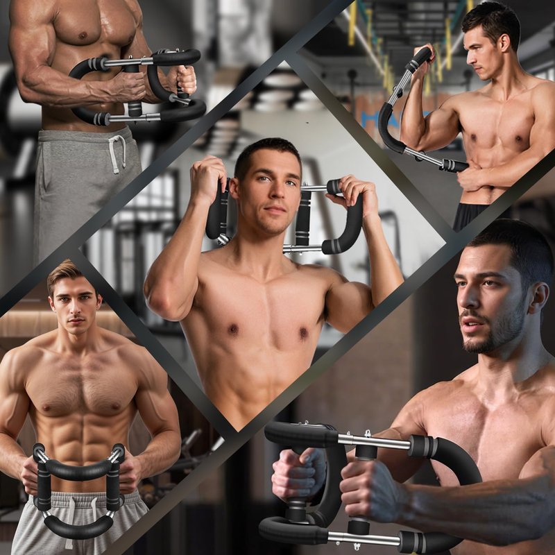 Twister Arm Trainer for Men with Chest Workout Equipment | Multi-Functional Advanced Challenges (60-90-120LBS, Adjustable Double Steel Spring Home Gym Fitness, Enhance Upper Body Muscle Strength