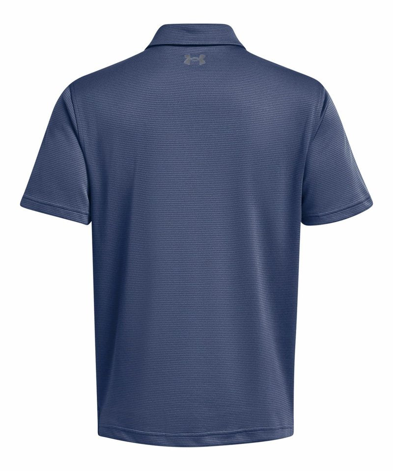 Under Armour Men's Tech Golf Polo, (045) Downpour Gray / / Pitch Gray, Medium