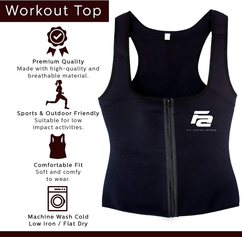 Active Sports Waist Trainer | Slimming Vest Trimmer Body Shaper with Adjustable Belt for Women