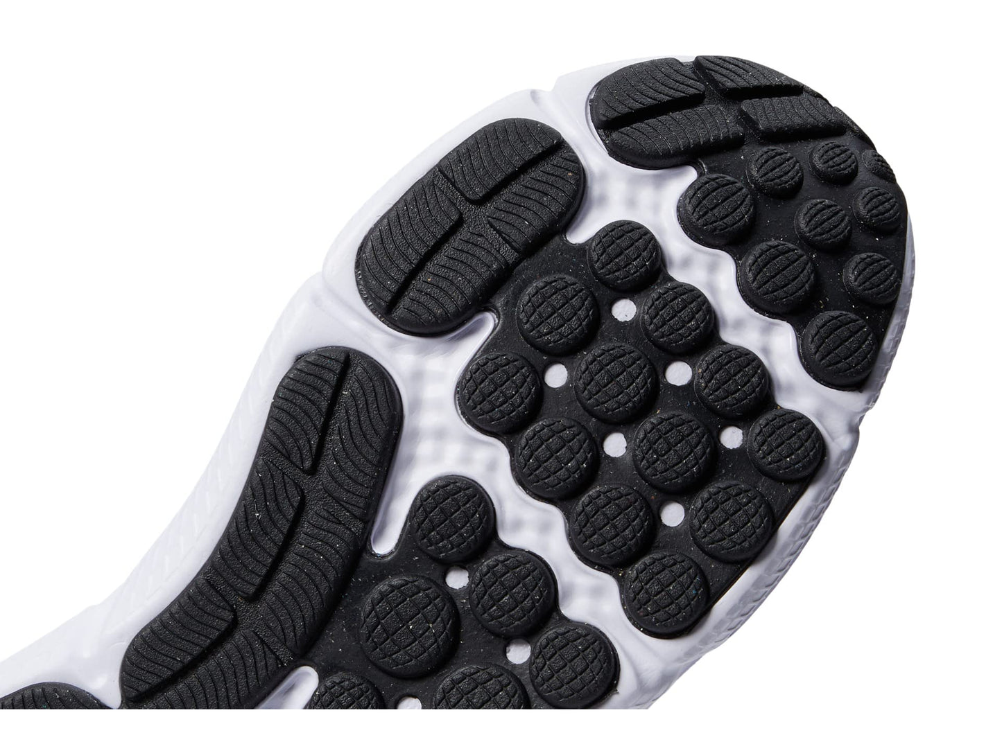 Under Armour Men's Charged Assert 10 Shoes, (001) Black/Black/White, 14 Wide