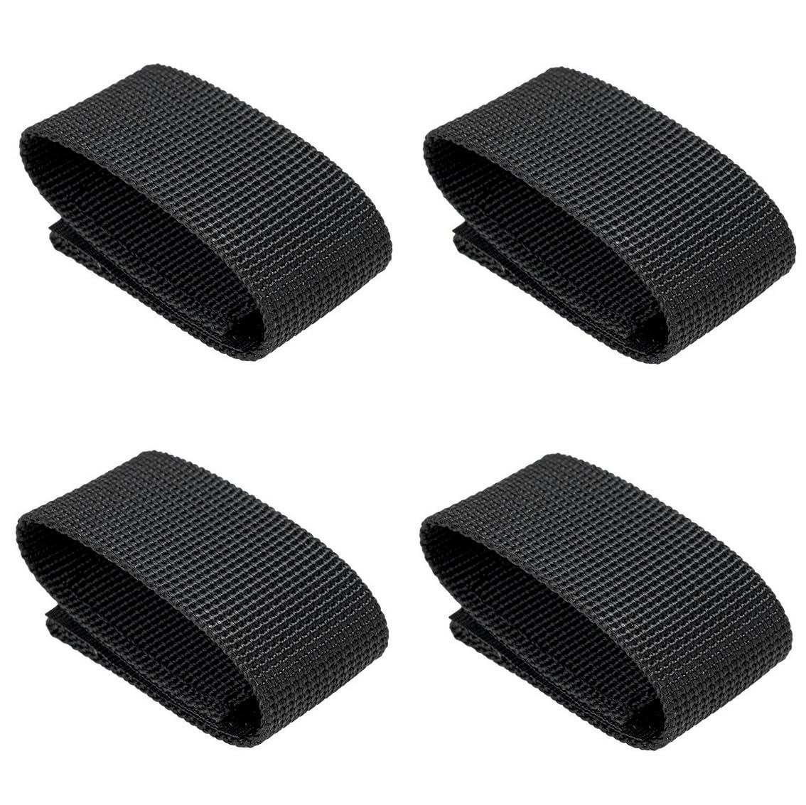 TACNEX Duty Belt Keepers w/Hook & Loop Closure for 1.25" Wide Utility Belt Loop Stays Nylon Tactical Strap Holder Retainer Police Law Enforcement Security Military Accessories NY