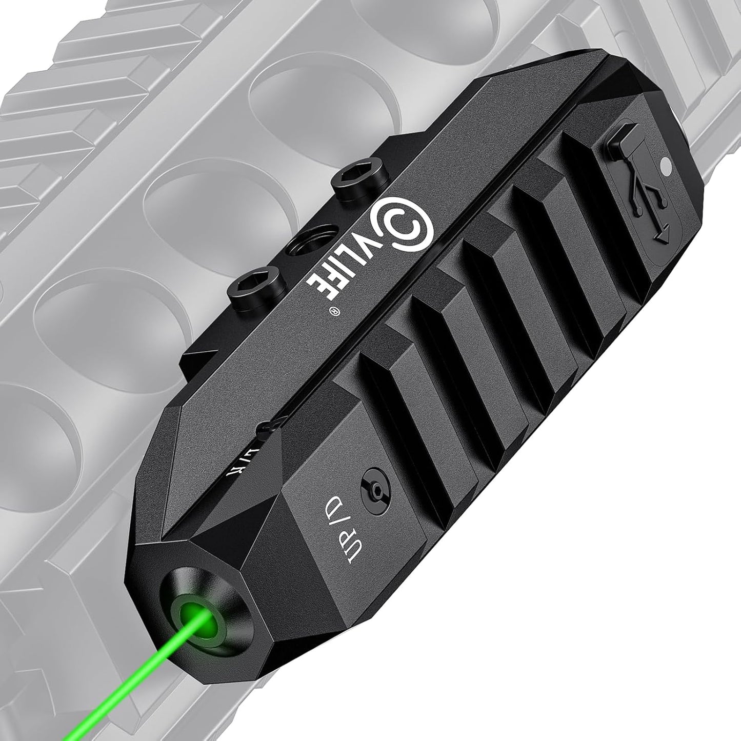 CVLIFE Laser Sight for Rifle - Low Profile Rechargeable Picatinny Laser with Strobe Mode | Precision Targeting